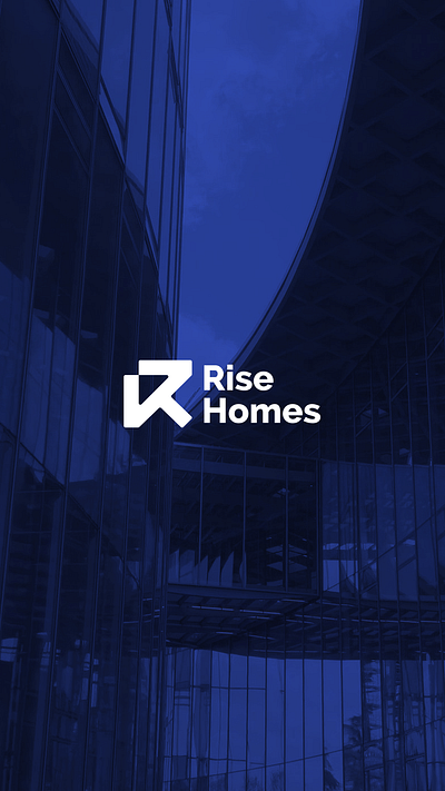 Rise Homes Logo Design for For Real Estate Brand! branding business logo custom logo graphic design logo logo designer real estate branding real estate logo design visual identity