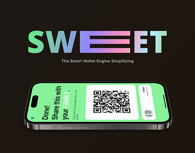 SWEET app 2023 3d animation branding dribbble graphic design hackathon logo motion graphics ui uiux ux uxui