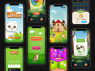 Mobile game app ui design app design game mobile ui