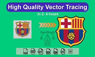 Vector tracing, Raster to vector, Logo redesign, Sports logo, 2d illustration adobe illustrator design graphic design illustration image to vector raster to vector ui ux vector vector art vector tracing