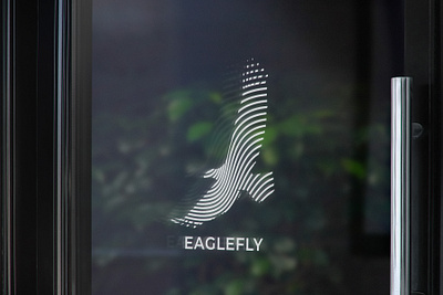 Eagle logo bird brand brand identity branding business design eagle eaglefly emblem falcon flight fly graphic design hawk illustration logo logotype vector wings