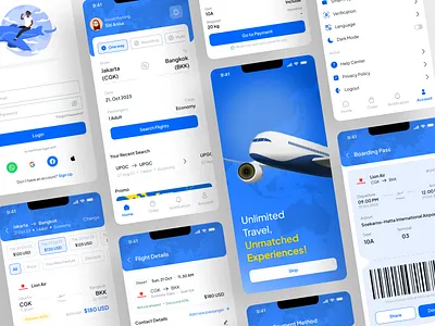 Flight Ticket Booking - Mobile Apps application booking design flight flight booking mobile mobile app ticket flight travel app travel mobile ui ui design uiux