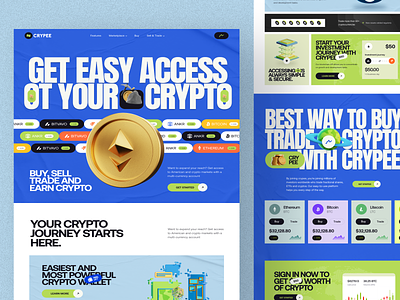 Crypee. Crypto Exchange Website binance bitcoin blockchain crypto crypto trading crypto wallet crypto website cryptocurrency ethereum exchange landing page marketplace web web design web3 website