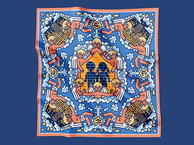 DAS - Pocketsquare fashion graphic design pocketsquare scarf