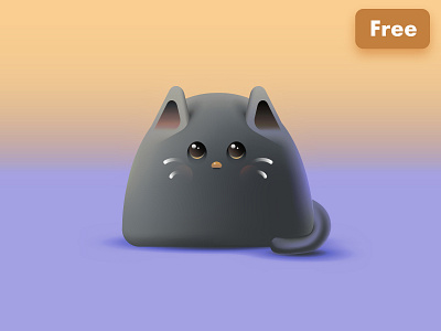 Kawaii Halloween Cat 3d 3d cat 3d cat icon 3d emoticon abstract black cat cartoon cat cat emoji cat icon cute black cat cute cat emoji free freebie graphic design halloween cat halloween emoji illustration kawaii kawaii cat vector