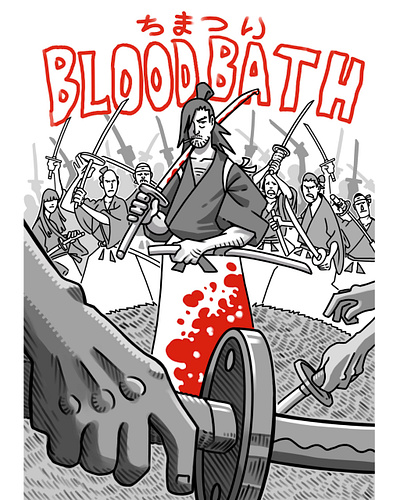 Bloodbath art book book design branding illustration print print design