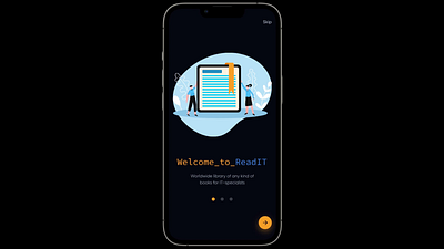 Onboarding for Audio Library animation mobile app onboarding protopie ui ux webdesign