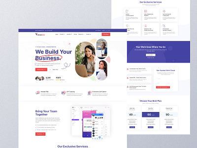 Call Center landing page call call center call center app call landing page call service calling calling landing page communication figmadesign free call internation call landing page phone call talking landing page uiux webdesign website