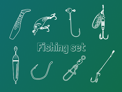Fishing Hook designs, themes, templates and downloadable graphic
