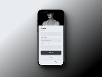 Hype 4 Academy (Day 4) app daily ui design mobile sign up ui ux
