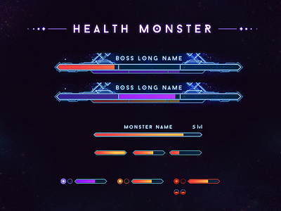 Batora Lost Heaven Health Bars bars boss damage games graphic design health hud interface rpg scales ui