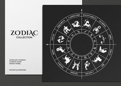 Zodiac signs astrology astrology circle astrology wheel graphic design horoscope horoscope signs illustration signs symbols vector zodiac zodiac signs