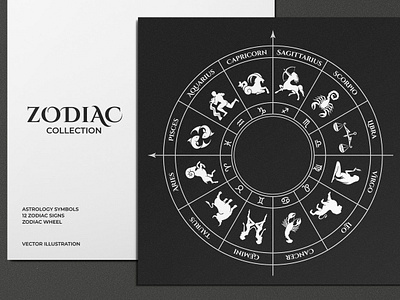 Zodiac signs astrology astrology circle astrology wheel graphic design horoscope horoscope signs illustration signs symbols vector zodiac zodiac signs