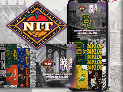 NIT Season Tip Off Social Media Graphics basketball college espn posters social media sports