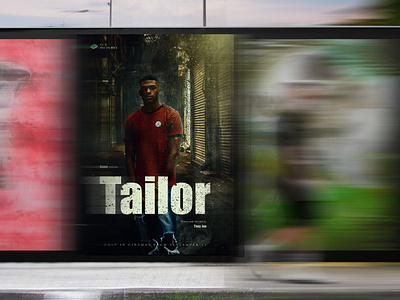 Tailor Poster design blur design grahic design modern photoshop poster ps tailor