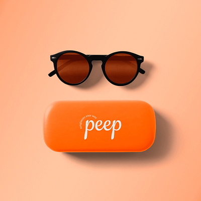 Peep Sunglasses - Brand Identity branding briefbox graphic design illustration logo sunglasses