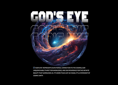 GOD'S EYE' Design Process branding cosmic creation design graphic design illustration logo motion graphics tshirt design typography ui ux vector