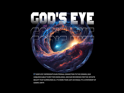 GOD'S EYE' Design Process branding cosmic creation design graphic design illustration logo motion graphics tshirt design typography ui ux vector