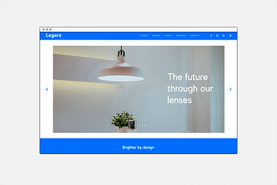 Legero - Website (home) brand identity branding design graphic design logo logo design packaging ui ui design uiux web design