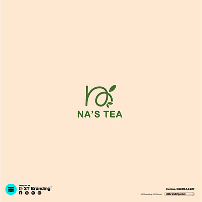 NA'S TEA 3t branding badiing branding design graphic graphic design icon idea illustration logo logo design milk tea logo nas tea packaging packaging design packagingdesign truong thanh thang vector vietnam design