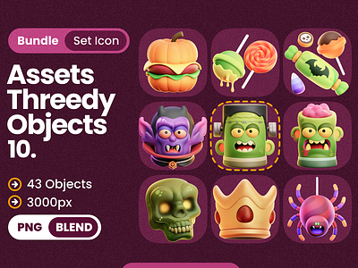 MHK Project Design : Halloween Objects avatar candies candies bucket character crown dracula garlands ghost halloween icon lollipop party night poison pumpkin spider witch hat zombie