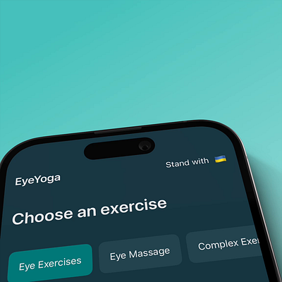EyeYoga: Eye Exercise App 3d animation app design ios mobile motion graphics ui uiux