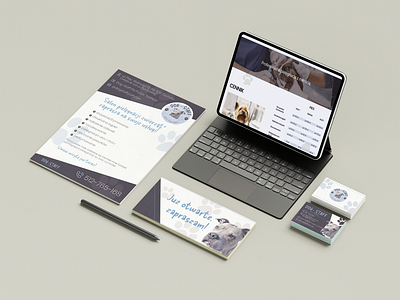 Dog-Staff visualization. branding brochure bussines card dog doggroomer graphic design groomer logo ui website