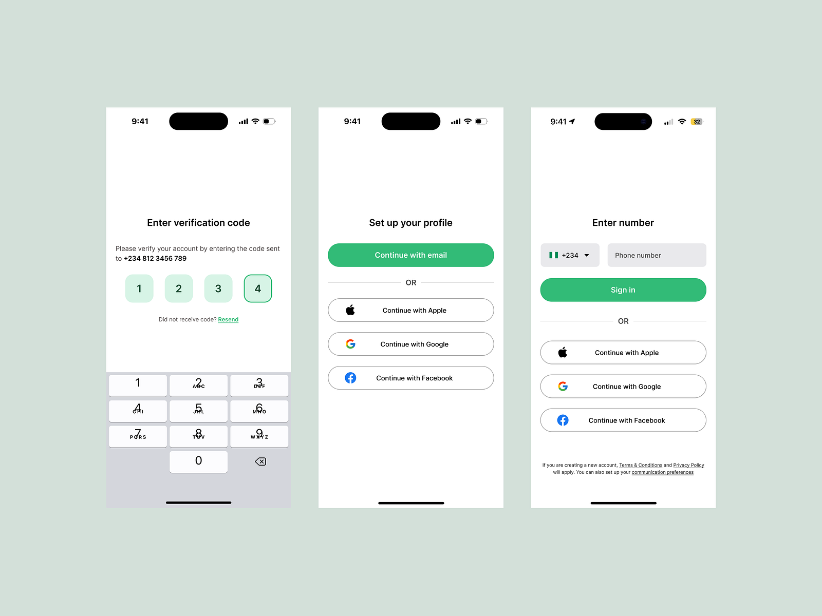 Login and Authentication Screen by Obinna Emmanuel Udegbunem on Dribbble