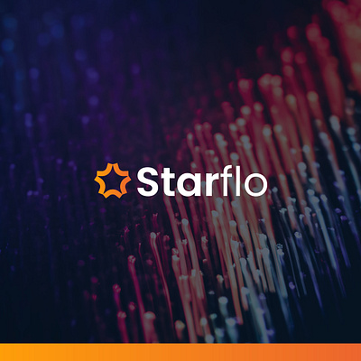 Starflo branding colordesk creative agency creative logo logodesign modern mark