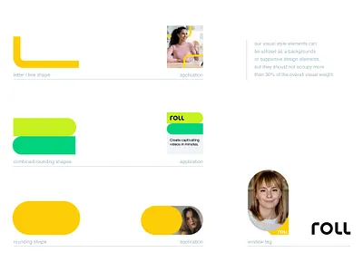 Roll / Brand Identity ai app brand book brand designer brand guidelines brand identity branding branding designer guidelines identity designer logo logo designer new york saas startup usa designer visual identity visual style