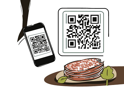 Seamless Dining - QR Code Payment at Your Favorite Restaurant contactless payment digital payment dining out dining technology e payment gastronomy mobile payment mobile wallet modern dining payment convenience payment innovation qr code payment restaurant bill restaurant experience seamless dining