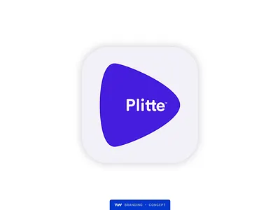 Plitte - Icon & logo design app icon branding graphic design icon icon design identity isotype logo logotype mobile app social social media ui