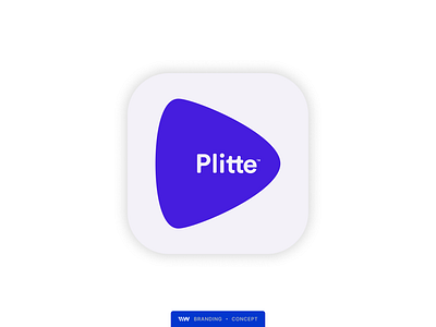 Plitte - Icon & logo design app icon branding graphic design icon icon design identity isotype logo logotype mobile app social social media ui