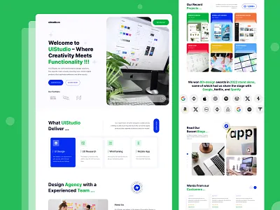 Creative Design Agency Website agency best design agency corporate agency daily ui challenge design agency design agency website dribbble top agency exploration landing page design minimalism mobile app studio ui design ui designer uistudio userinterface web design web3 agency webdesign webflow design