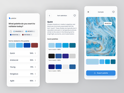 Unlocking Color Meanings - App design app design ui palette