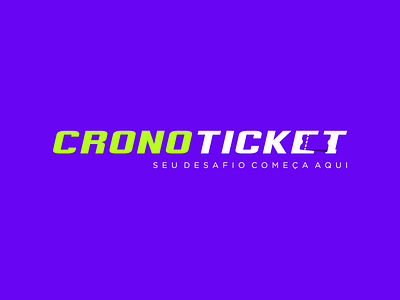 Cronoticket - Seu desafio começa aqui app brand designer branding conceito criatividade criação design graphic design logo