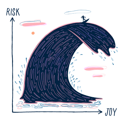 Risk & Joy apparel appareldesign artwork branding graphic design illustration illustrator tshirtdesign