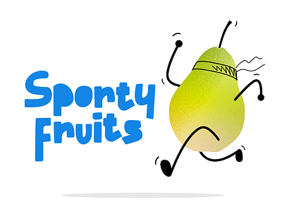 Sporty Fruits branding concept creative dairy dairy design dairy packaging fmcg food design food packaging graphic design label design packaging design simple sport food yogurt