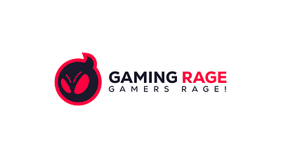 A New Modern Gaming Logo Design Based on Gamers Rage | Creative branding creative design gamer gaming graphic design illustrator inspiration logo minimal modern new professional rage red unique vector