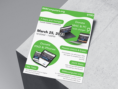 RRRComputer - Event Flyer graphic design