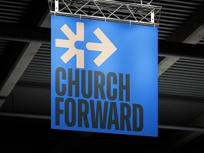 Church Forward 02 blue brand identity brand symbol church church brand church network church symbol conference conference banner convention forward kansas nebraska non profit purpose driven