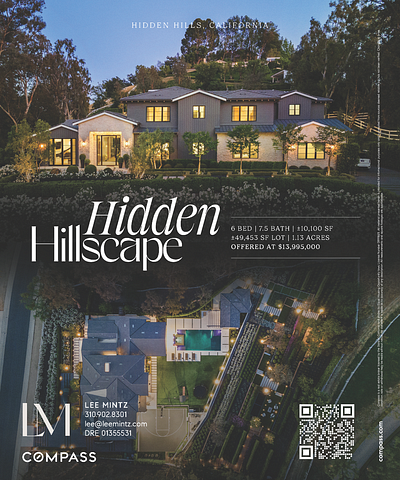 Hidden Hillscape branding logo luxury marketing property branding real estate