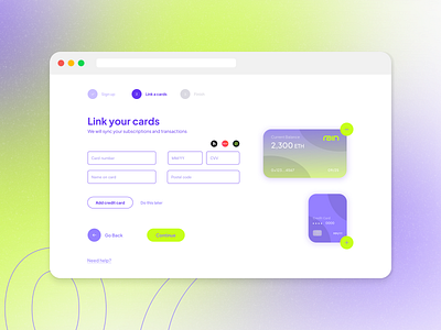 DailyUI #07 - Web3 Credit Card dao web3 credit card