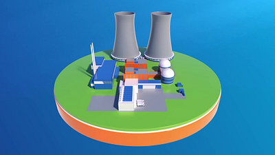 Cooling Tower Info Video 3d animation design graphic design social media video