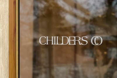 Childers Co. brand design branding graphic design interior design logo