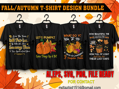 Fall/Autumn T-Shirt Design Bundle autumn autumn tees campfire style tees cozy fall tops design element fall graphic graphic design illustration inspirational leaf pumpkin svg design sweater weather tees t shirt taypography thanksgiving typography vector