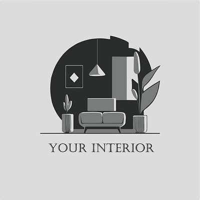 Logo for Interior Design Studio design graphic design interior design logo vector