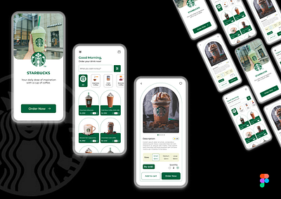 Starbucks App Redesigned app design app ui branding design figma mobile app mobile app design mobile app ui product design starbucks starbucks redesign ui user experience user interface visual design