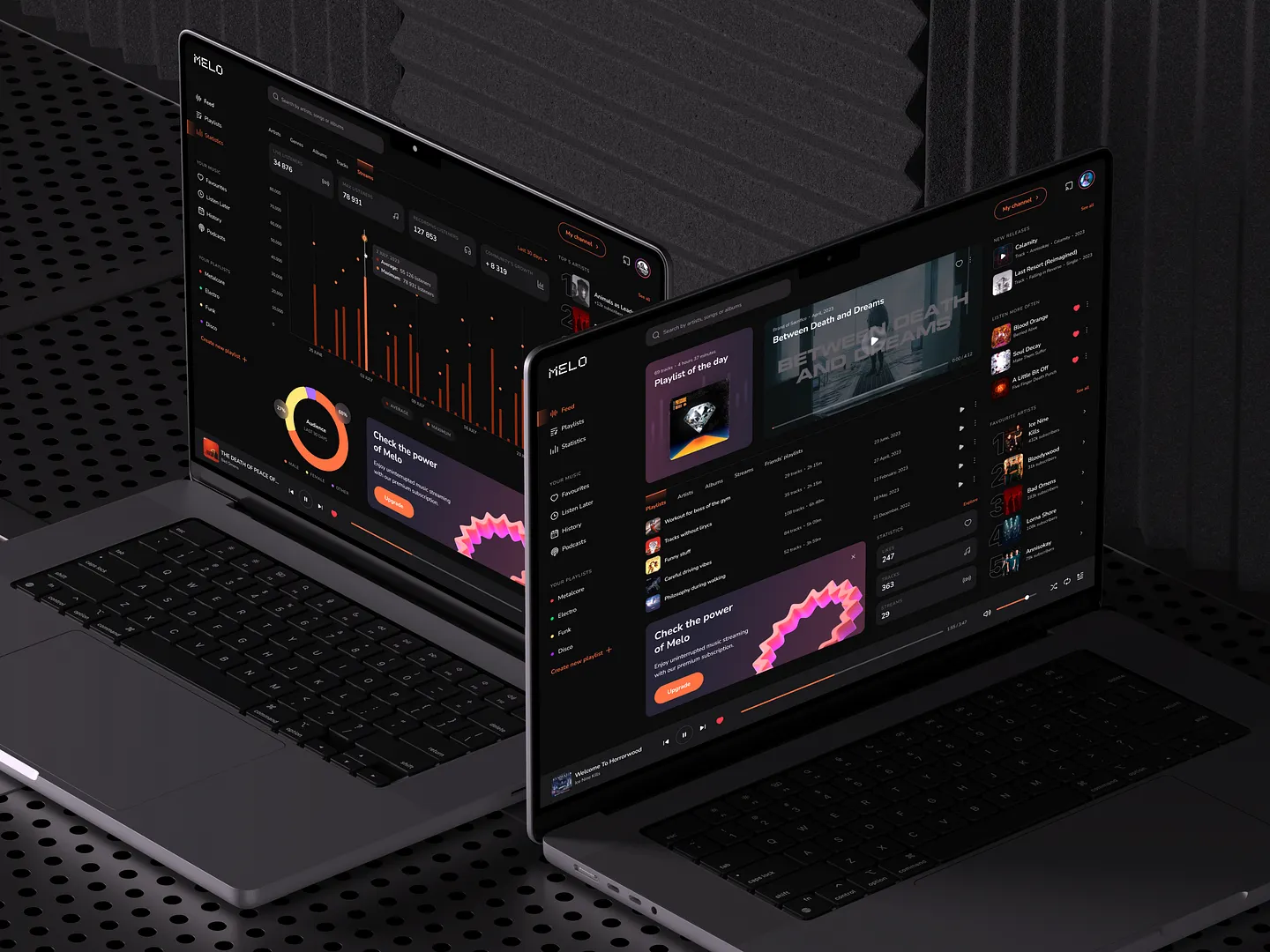 Innovative Music Streaming Website Design for Enhanced User Experience