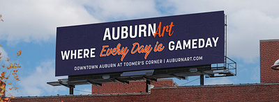 Auburn Art advertising graphic design marketing website design